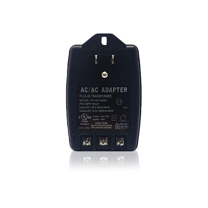 NPP1650P 16.5VAC 50VA Transformer | Auto-Resetting | Class VI | Burglar Alarm Systems | Compatible with Honeywell, Ademco, ELK, MG Electronics, GE Security, Bosch, Basler, Pittway and More!