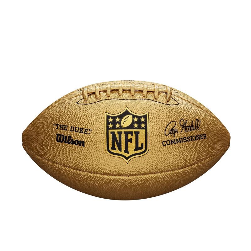 Wilson NFL Duke Gold Metallic Football