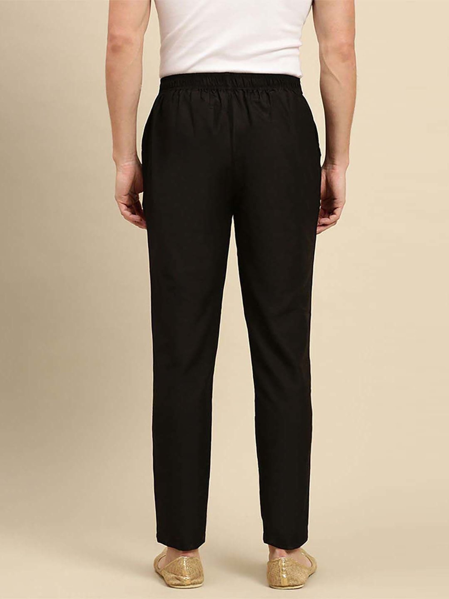 Sanwara Black  Regular Fit Ethnic Pants