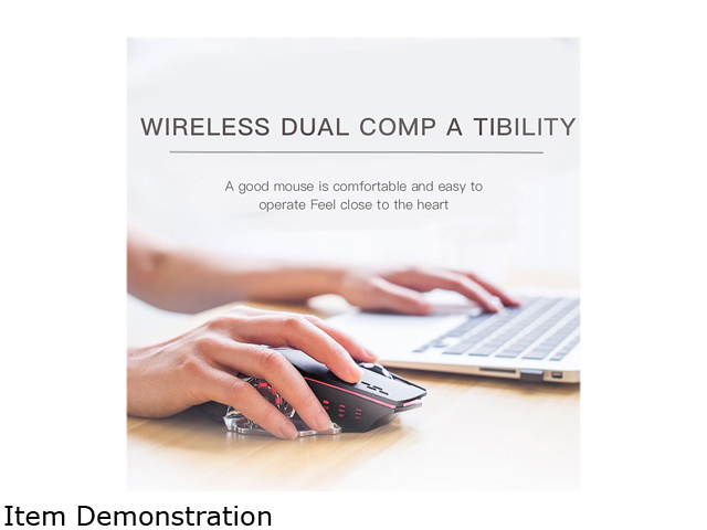 E-sport X8 Wireless Charging Gaming Mouse Mute Luminous Mechanical Mouse