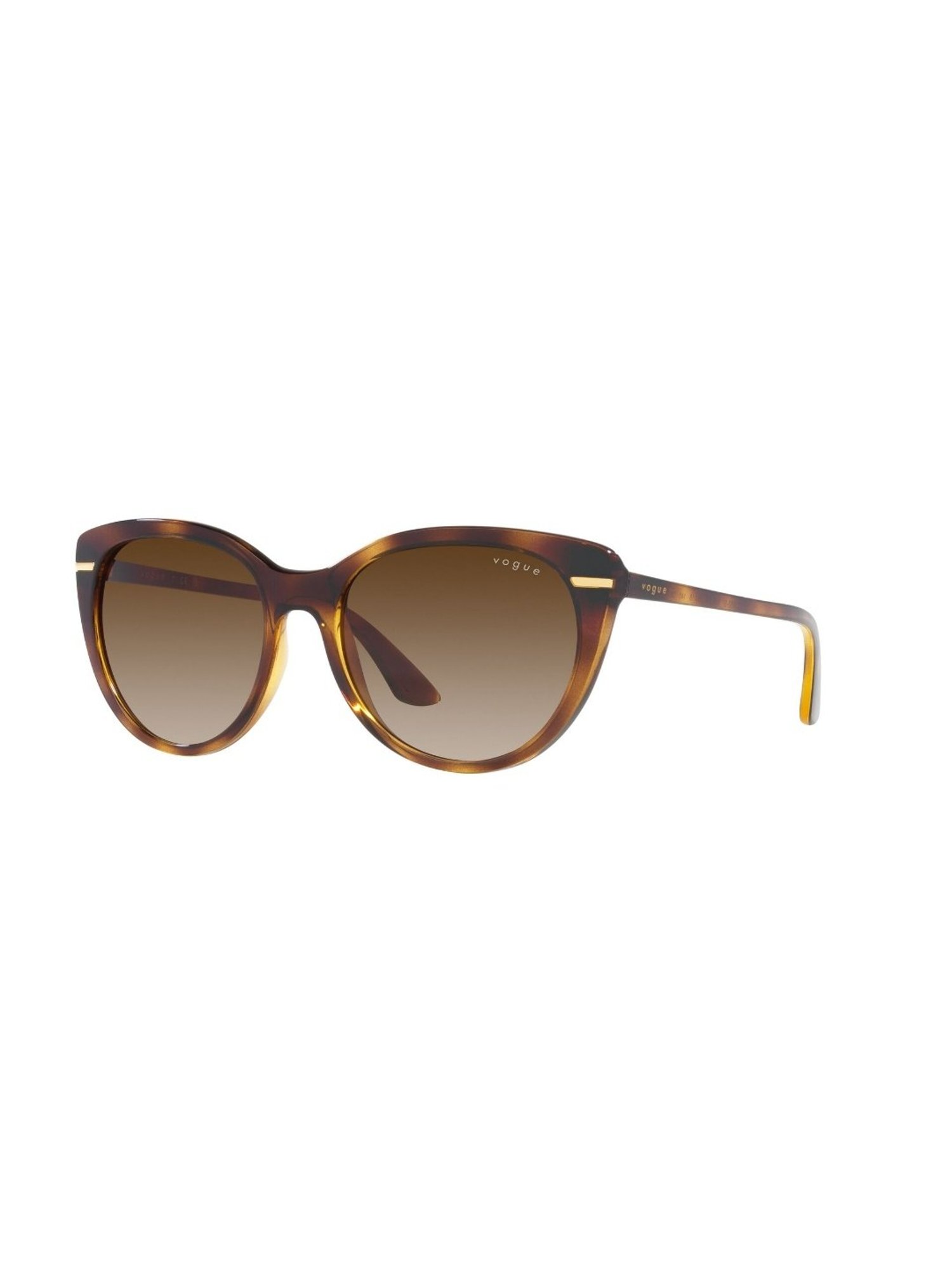 VOGUE EYEWEAR Women Gradient Brown Lens Cat Eye Sunglasses - 0VO5498SIW6561356