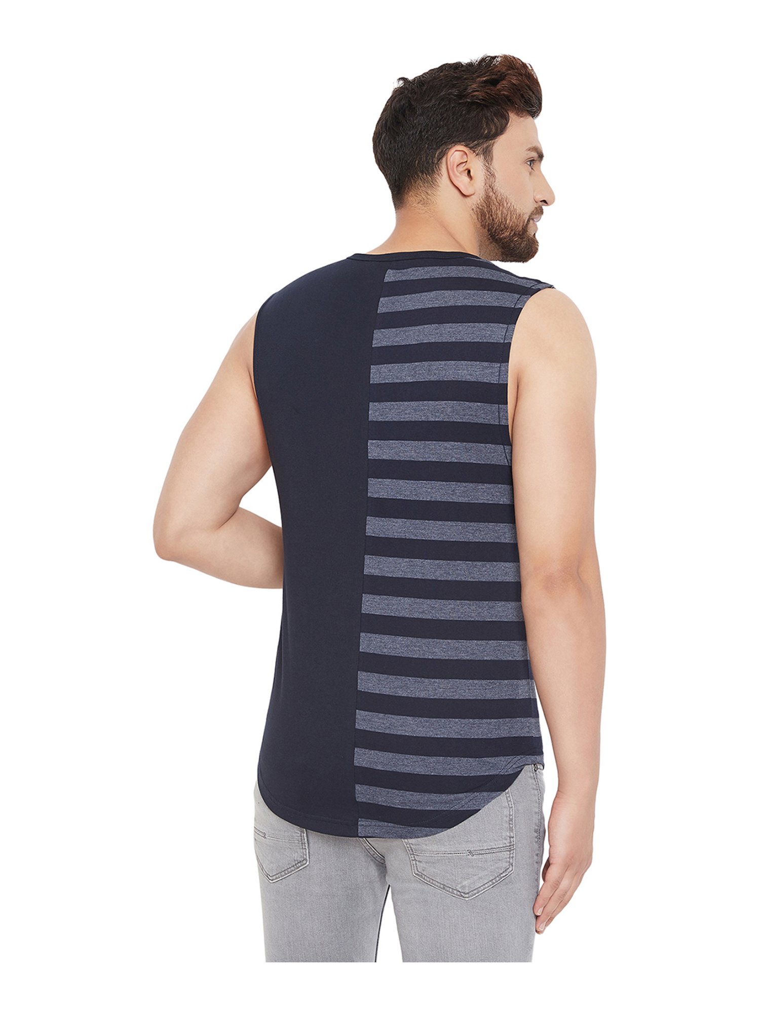 Hypernation Blue Crew Cotton T-Shirt