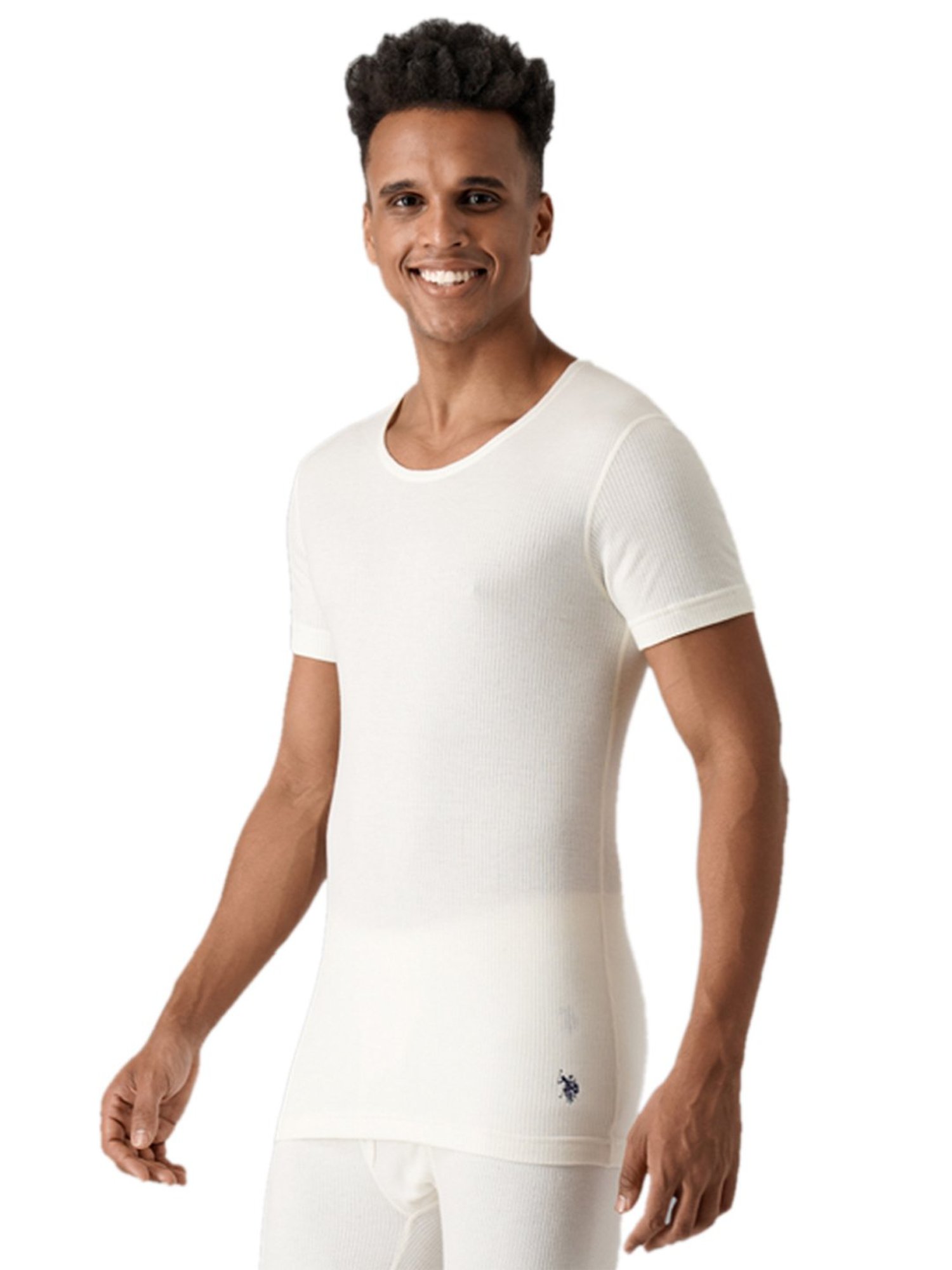 U.S. Polo Assn. Beige Cotton Regular fit Thermal