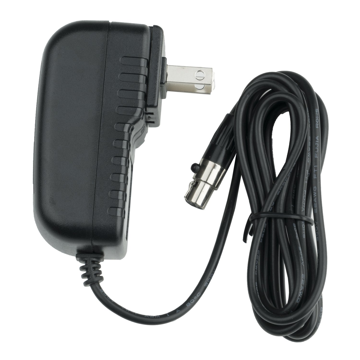 Ikan AC-12V-1.5A-MX 12V 1.5A AC Adapter with Mini XLR Connector, Black