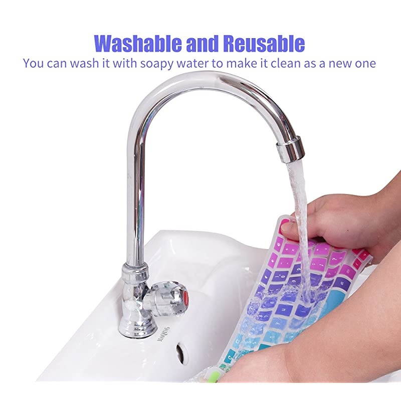 Lenovo Chromebook Keyboard Cover Fit 2020 2019 2018 Lenovo Chromebook C330 11.6"/Flex 11 Chromebook/Chromebook N20 N21 N22 N23 100e 300e 500e 11.6"/Chromebook N42 N42-20 14 inch, Rainbow