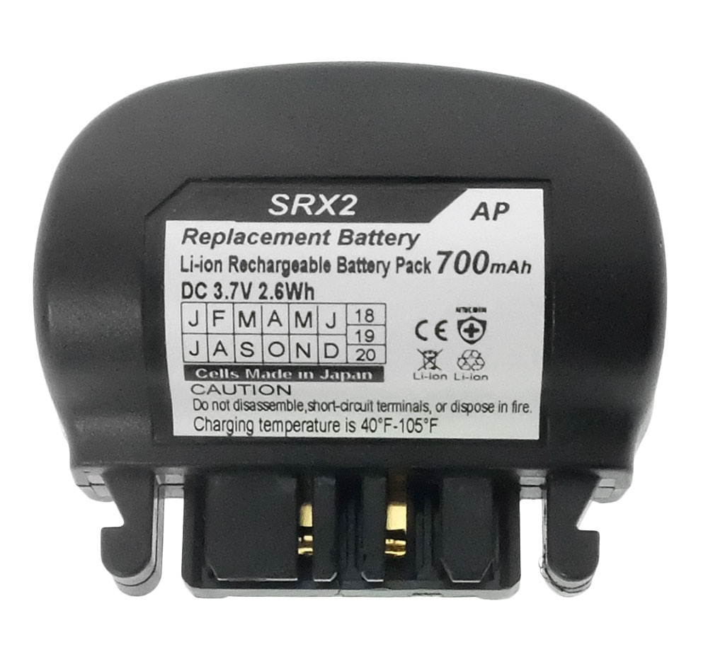 Replacement Battery for Vocollect SRX2 Wireless Headset: 700 mAh