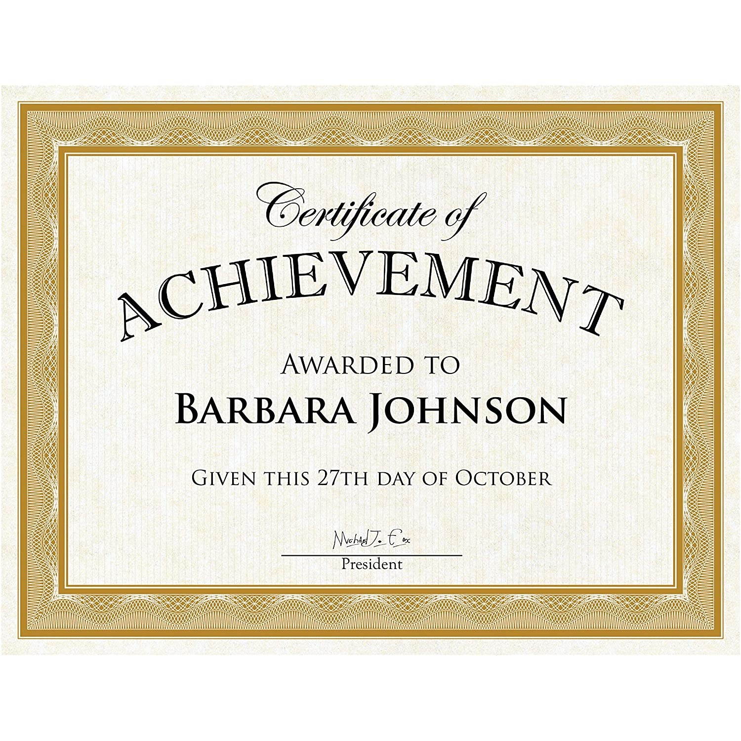 Geographics Assorted Traditional Card Stock Certificates,8.5 x 11", 40/Pack (48669)