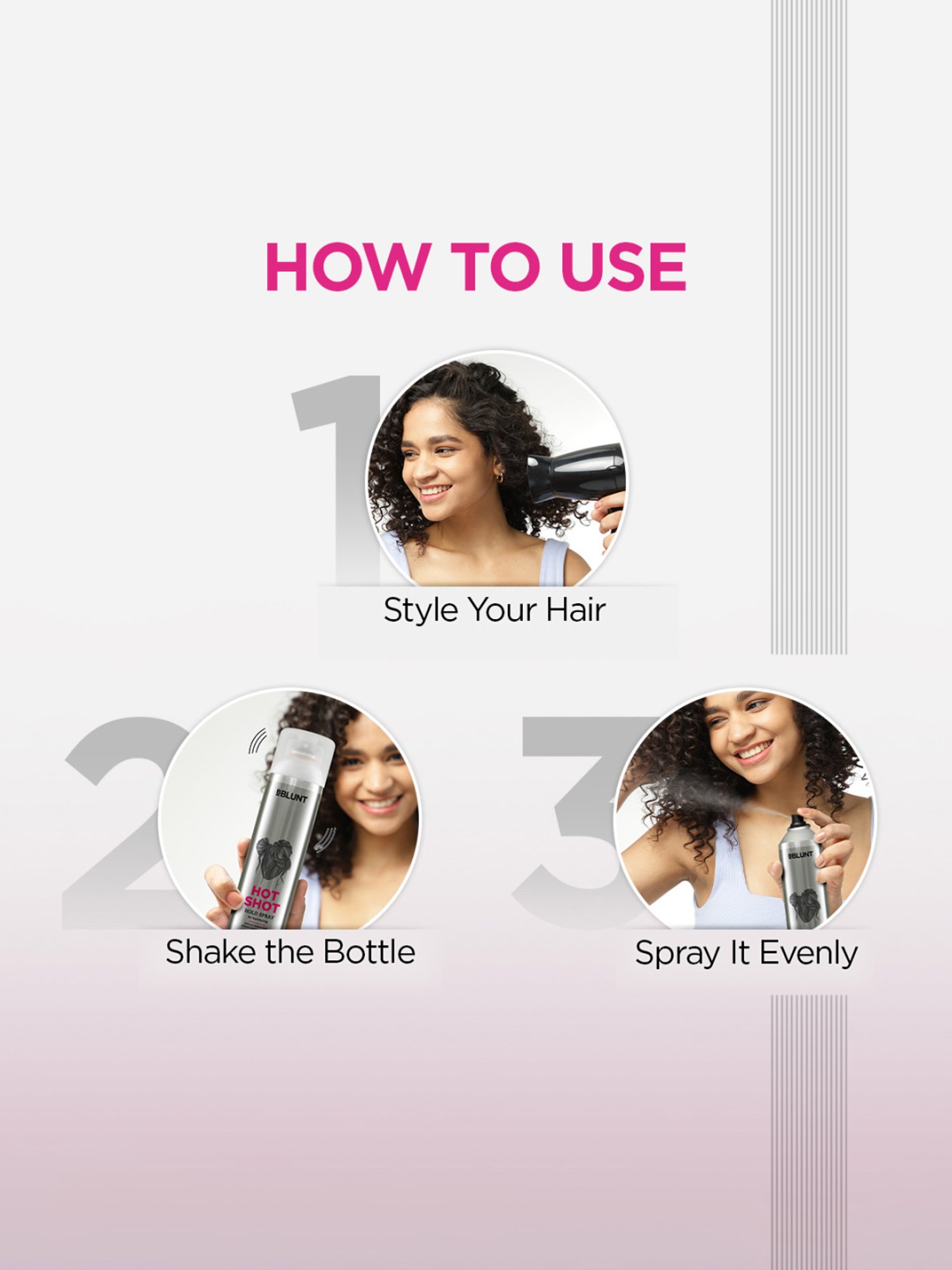 BBlunt Hot Shot Hold Spray - 300 ml