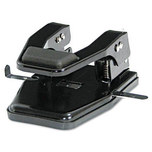 Master 40-Sheet Heavy-Duty Two-Hole Punch 9/32" Holes Padded Handle Black MP250