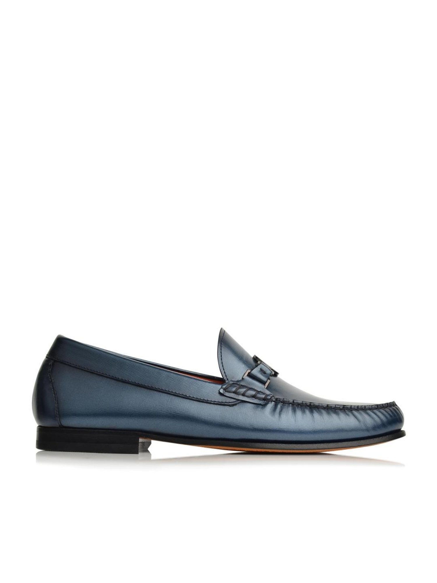 Language Shoes Men's Luca Navy Loafers