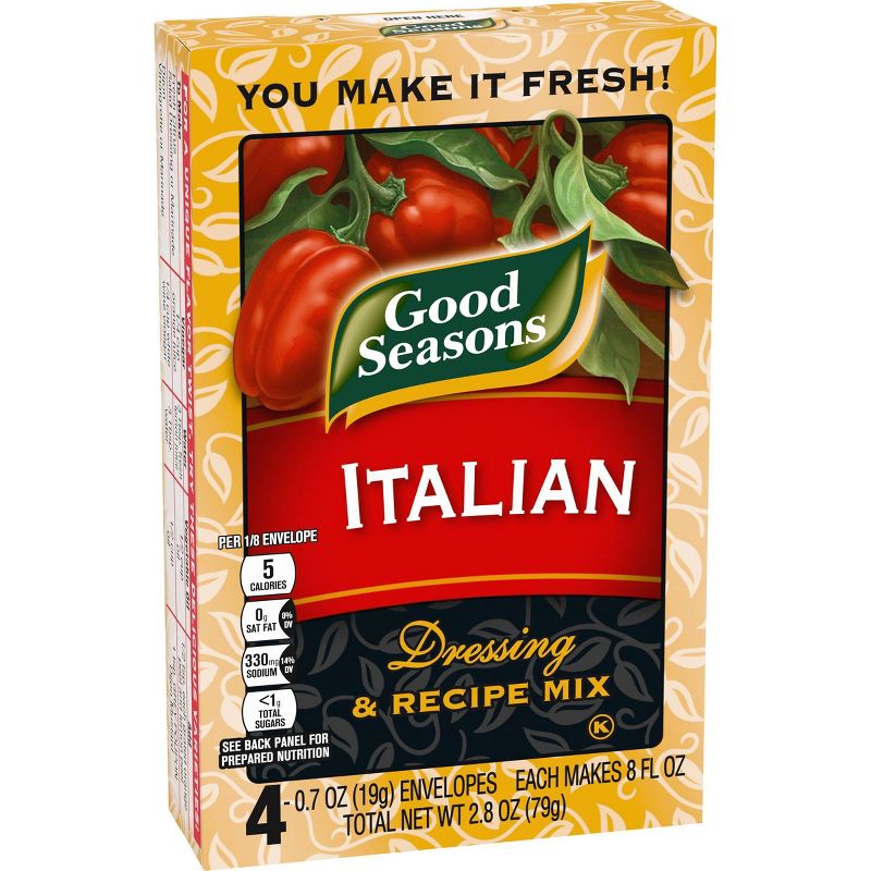 Good Seasons All Natural Italian Salad Dressing & Recipe Mix 4 ct