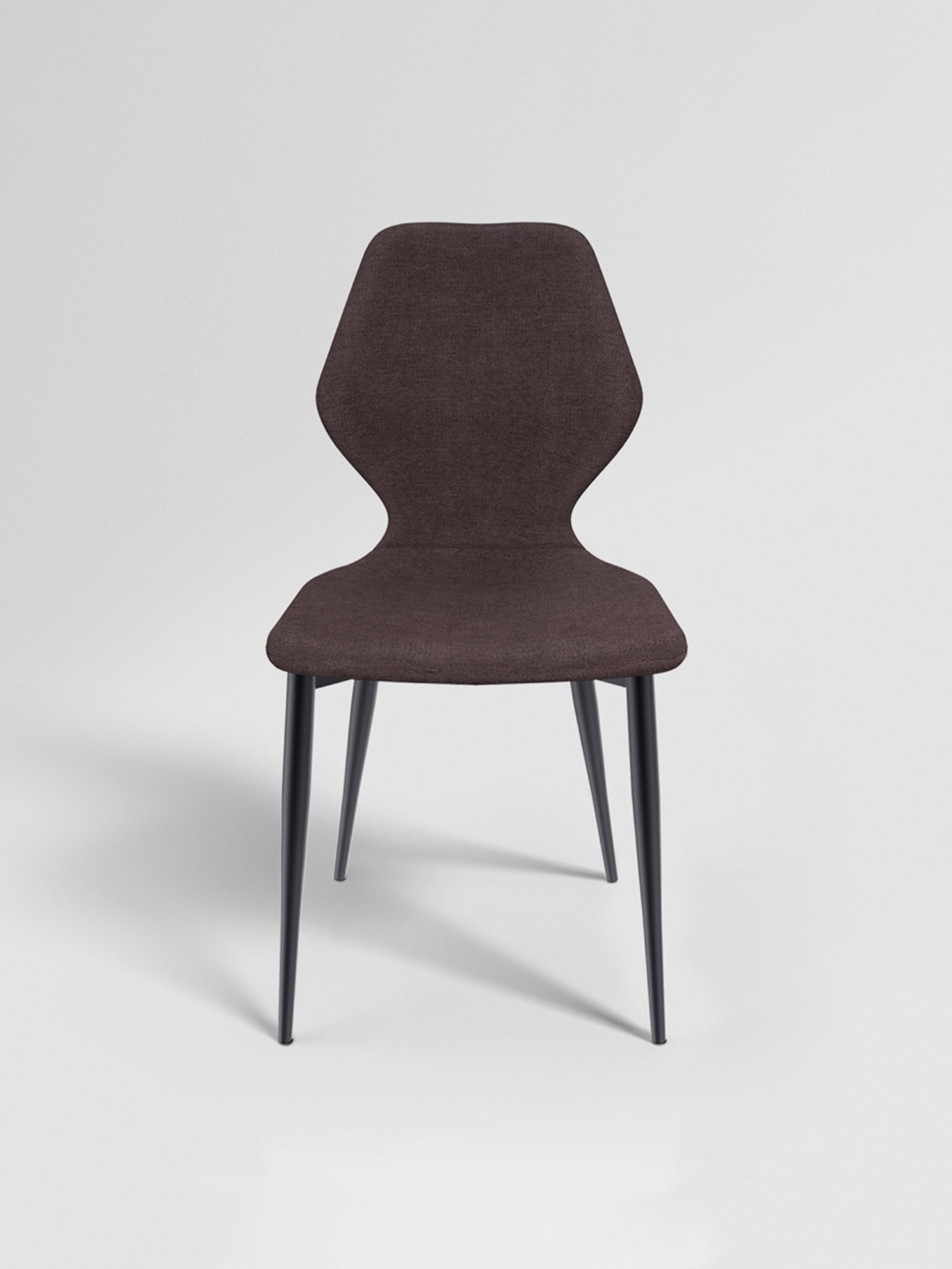 Godrej Interio Mulberry Maroon Mild Steel Dining Chair (Set of 2)