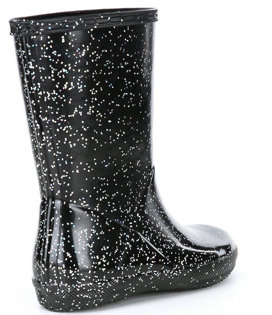Hunter Girls' First Giant Glitter Rainboots (Youth)