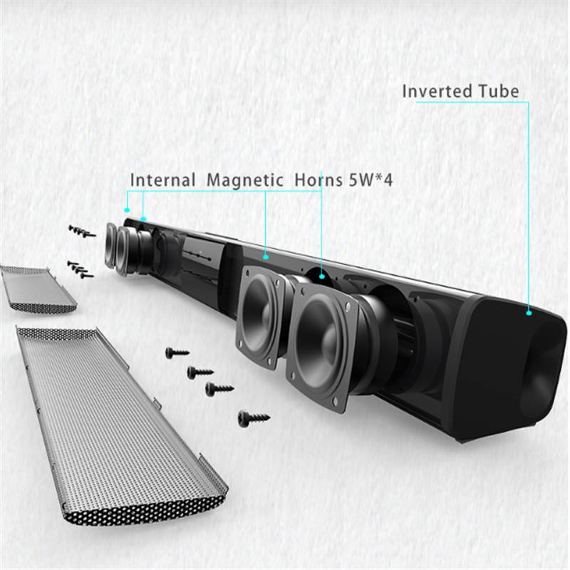 Wireless Bluetooth TV Sound Speaker Sound Bar Subwoofer for Home Theater