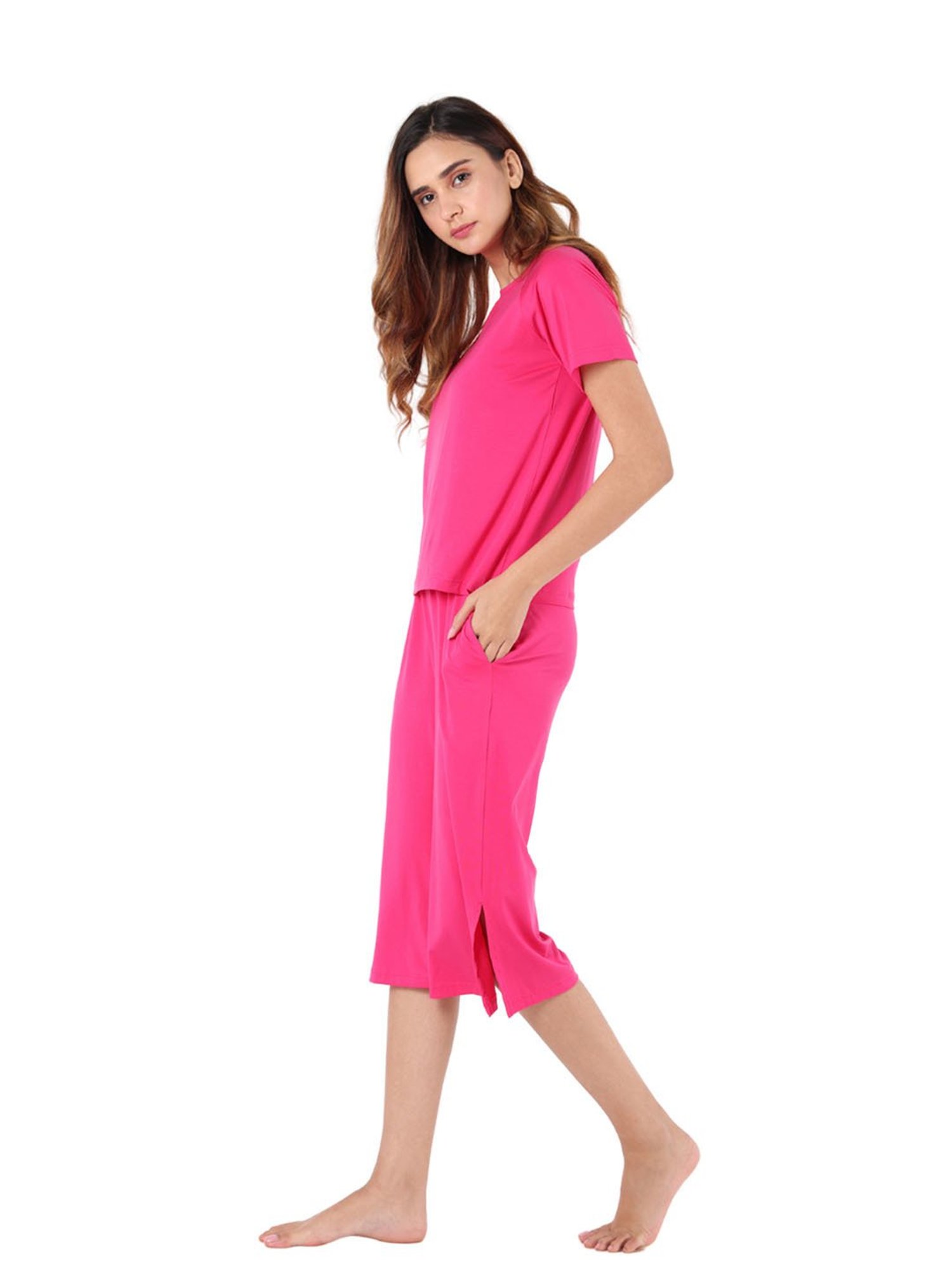 Nite Flite Pink T-Shirt With Capris