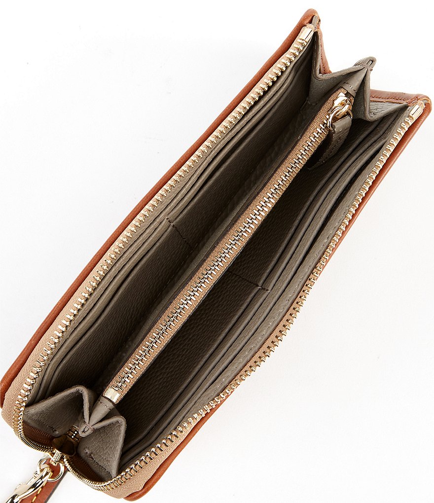 Dooney & Bourke Pebble Collection Zip Clutch Wristlet