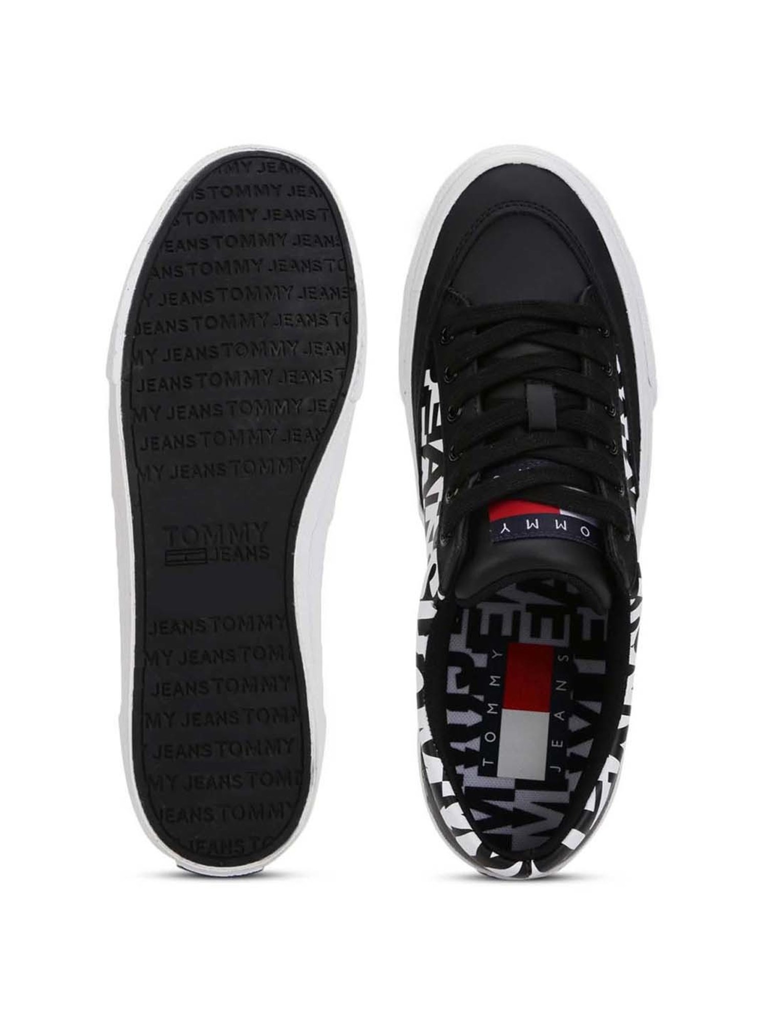 Tommy Hilfiger Men's Black Casual Sneakers