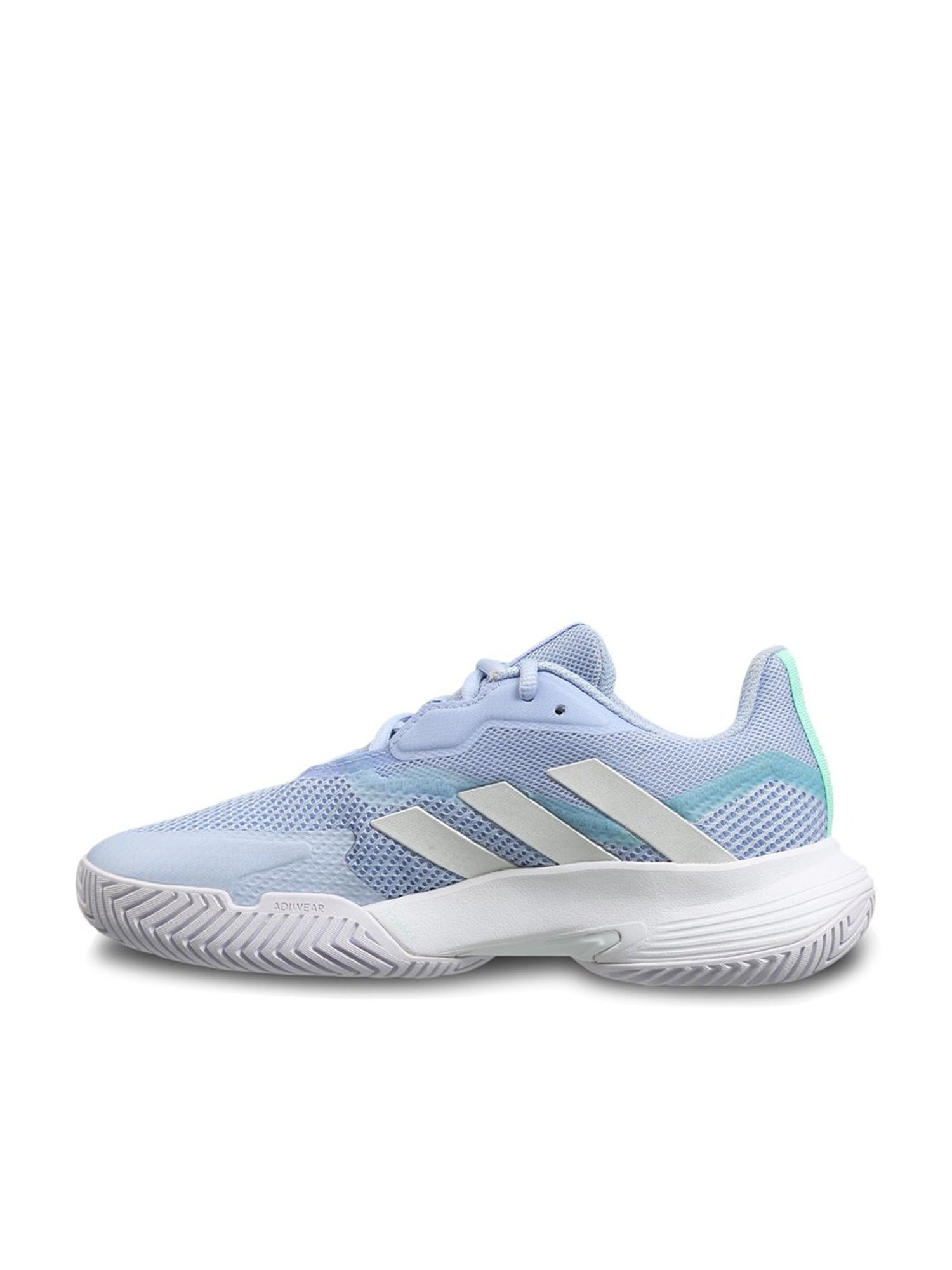 Adidas Women's CourtJam Control W Blue Tennis Shoes