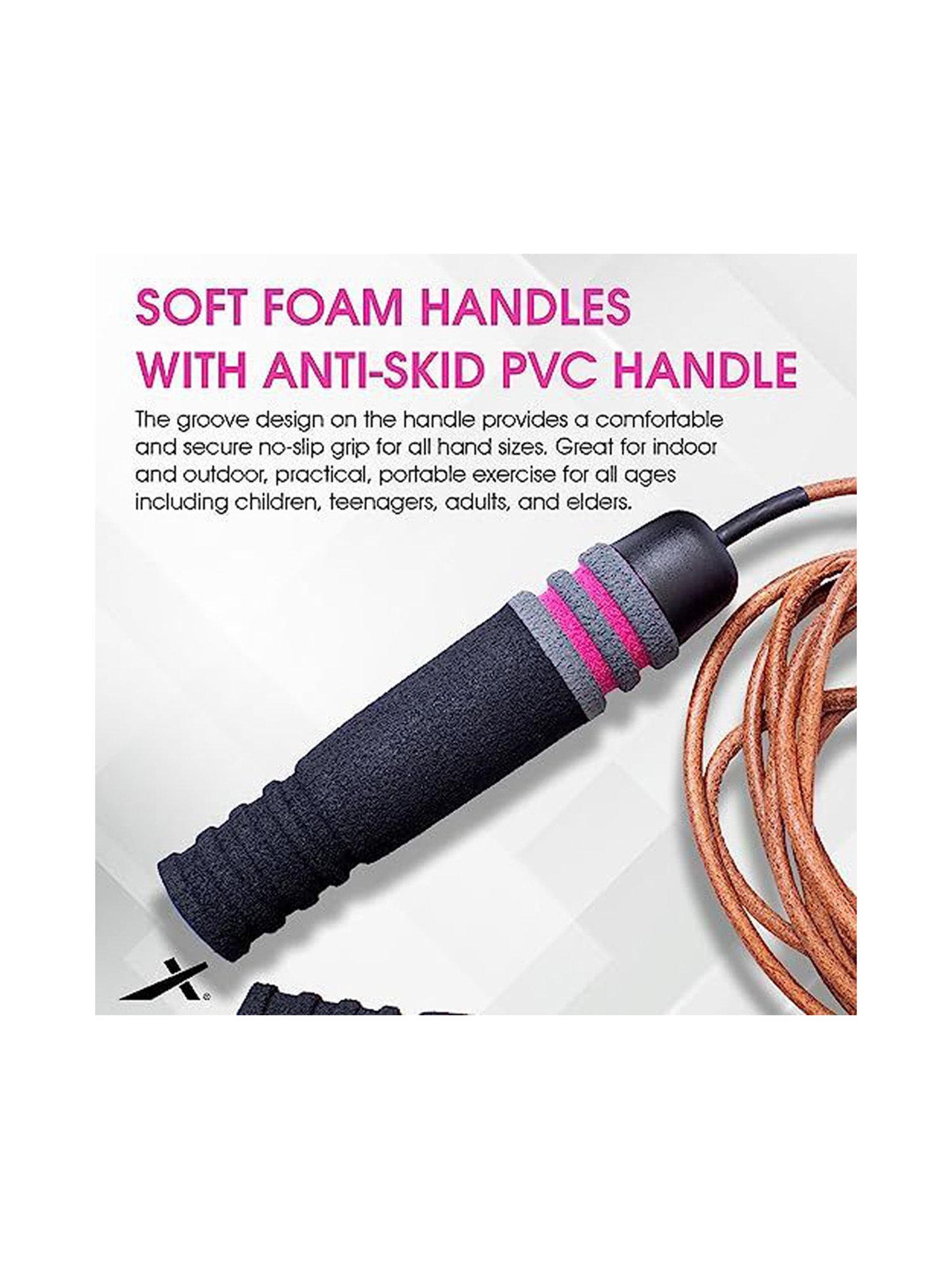 Vector X VX-720 Counter Skipping Rope (Blue) Size - 280cm