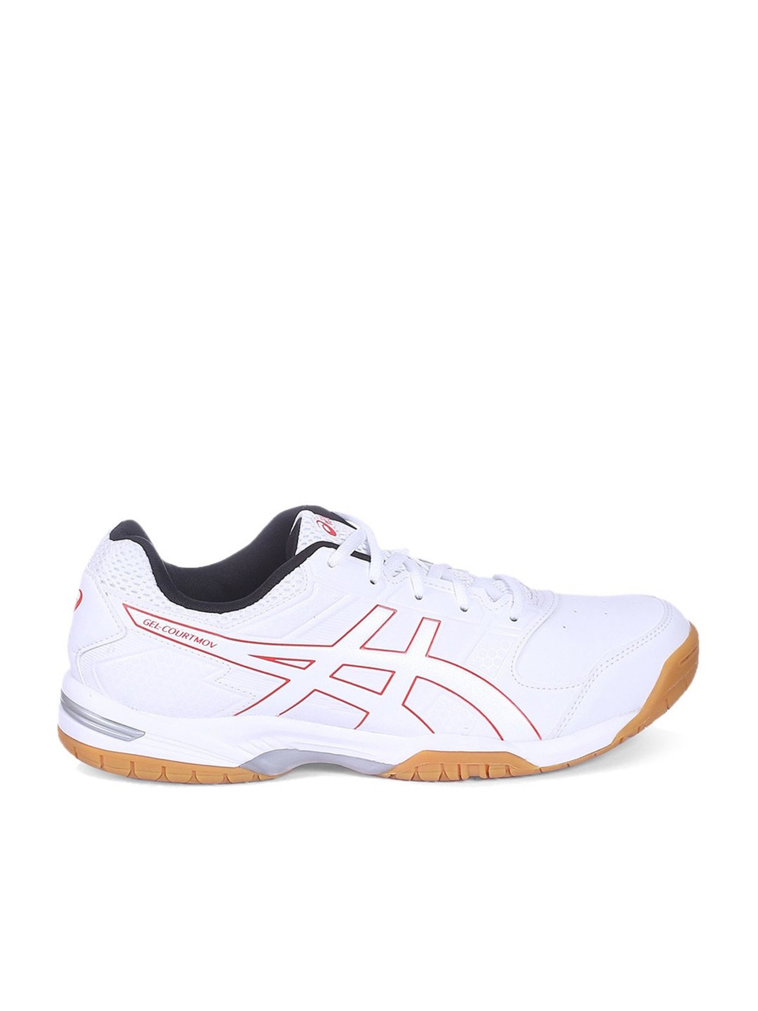 Asics Men's GEL-Courtmov White Indoor Court Shoes