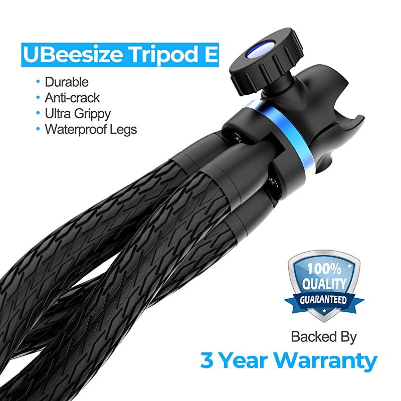 Phone Tripod 12 Inch Flexible Cell Phone Tripod Stand Holder with Wireless Remote Shutter Universal Phone Mount Compatible with iPhoneAndroidDSLRGoPro Camera