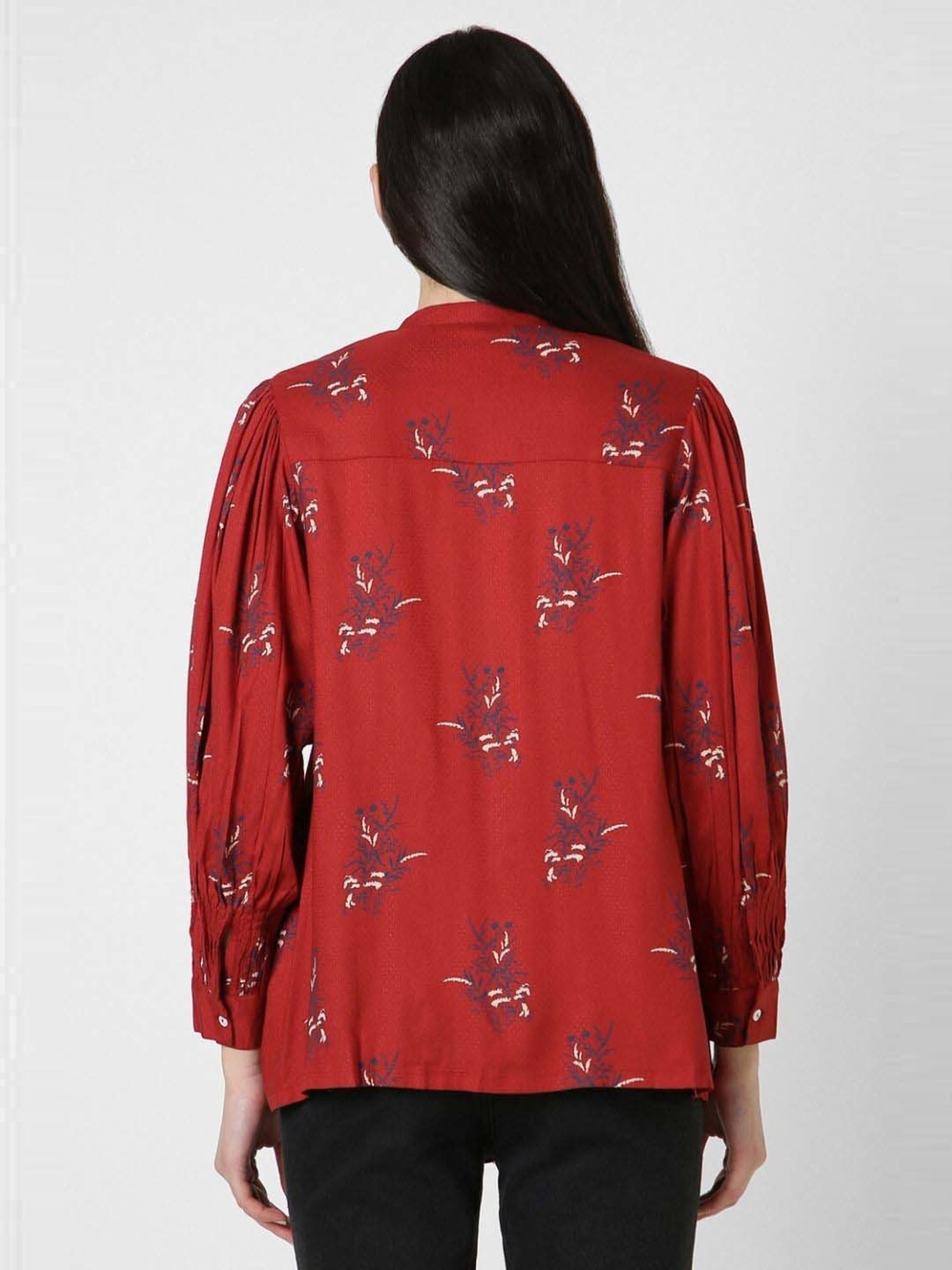 Van Heusen Red Printed Tunic