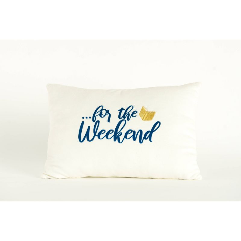 Disney Princess X POPSUGAR Belle Booked for the Weekend Decor Pillow