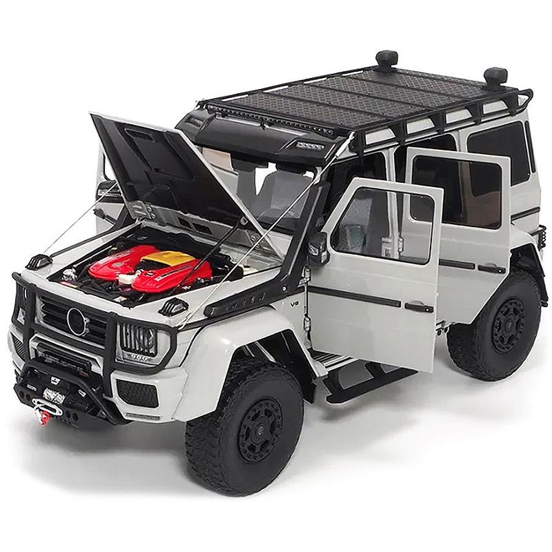 Mercedes Benz Brabus 550 Adventure G-Class 4x4 Gray with Black Top 1/18 Diecast Model Car by Almost Real
