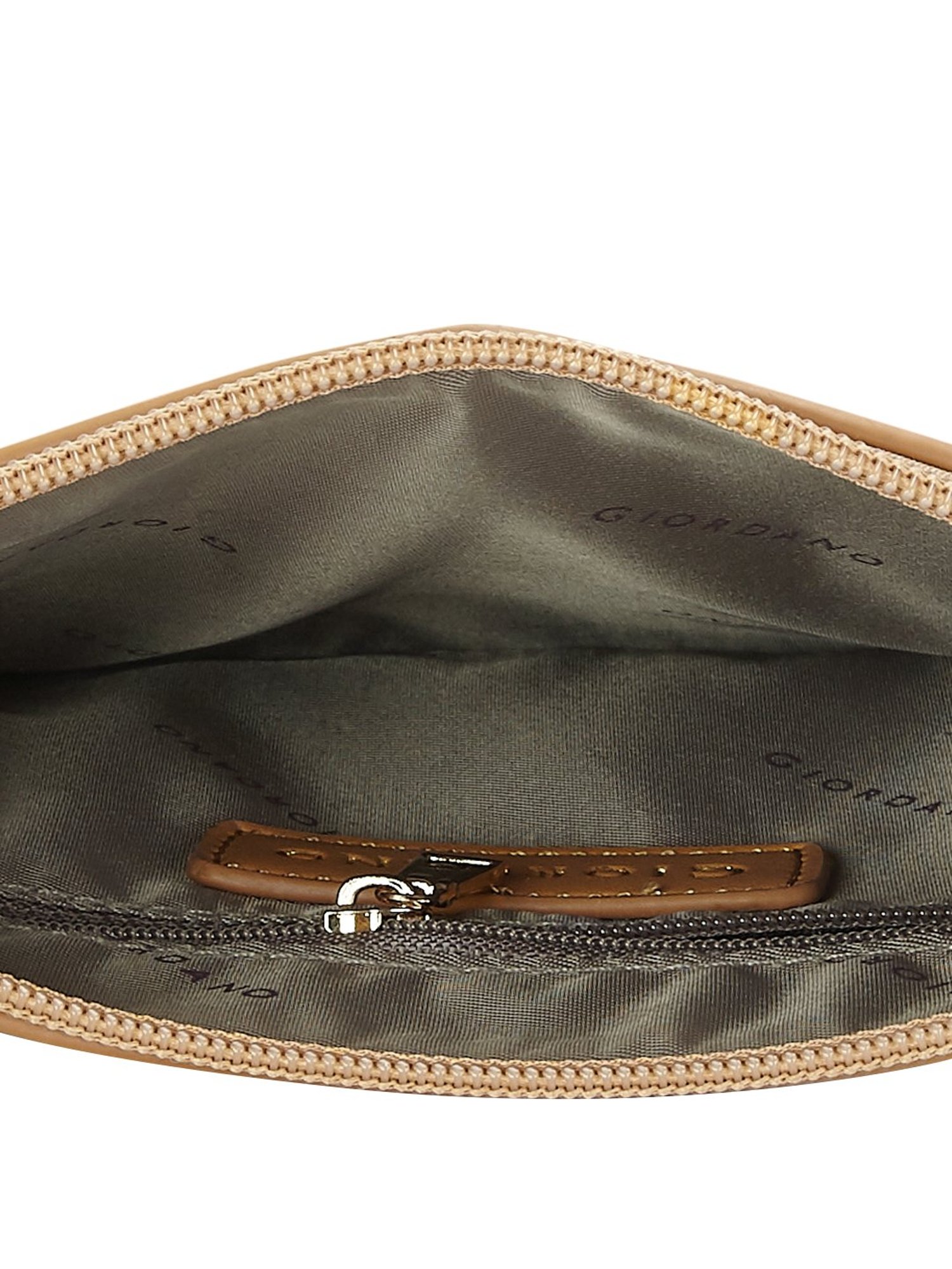 Giordano Tan Solid Sling Handbag