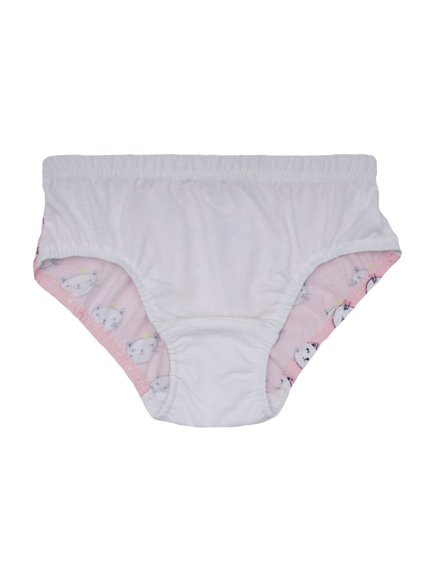 D'chica Kids Multicolor Cotton Printed Panties - Pack of 3