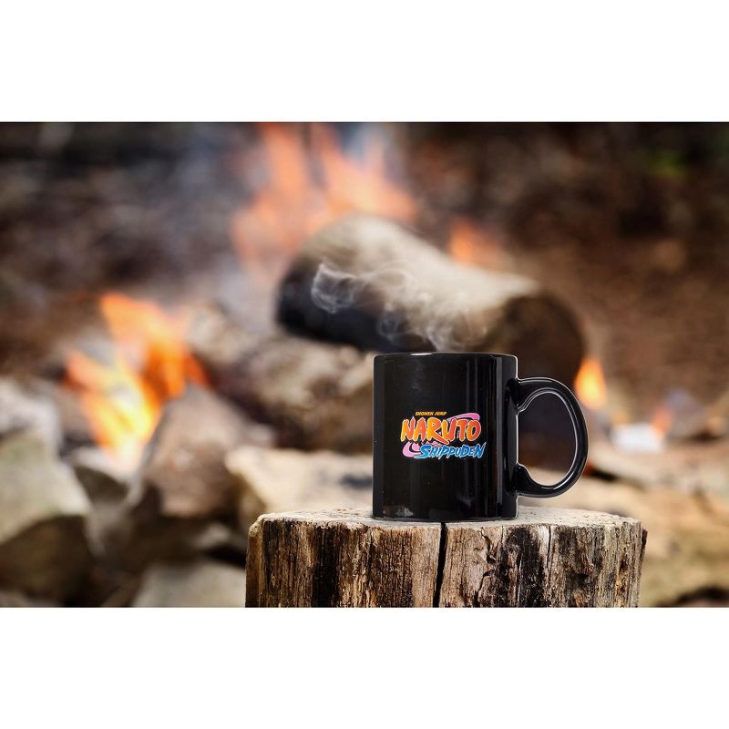 Just Funky Naruto: Shippuden Hidden Leaf Village Pewter Emblem Coffee Mug | Holds 20 Ounces