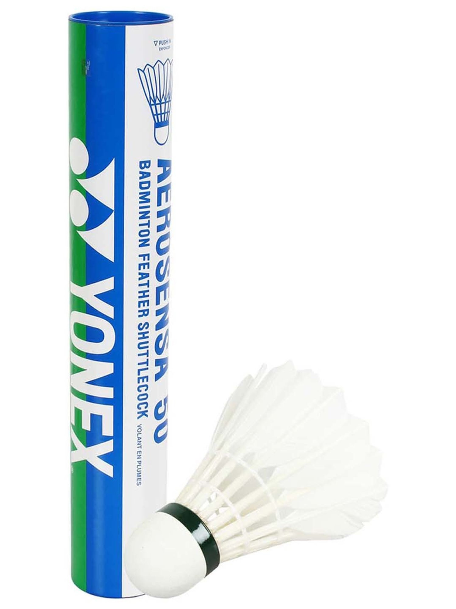 Yonex AEROSENSA 50 Badminton Shuttle (White)