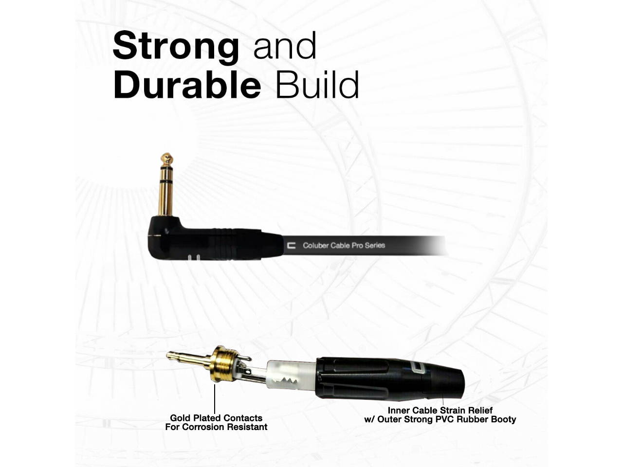 Right Angle 1/4" TRS to 3.5 TS Male Unbalanced Cable - Custom Length, Color Cord