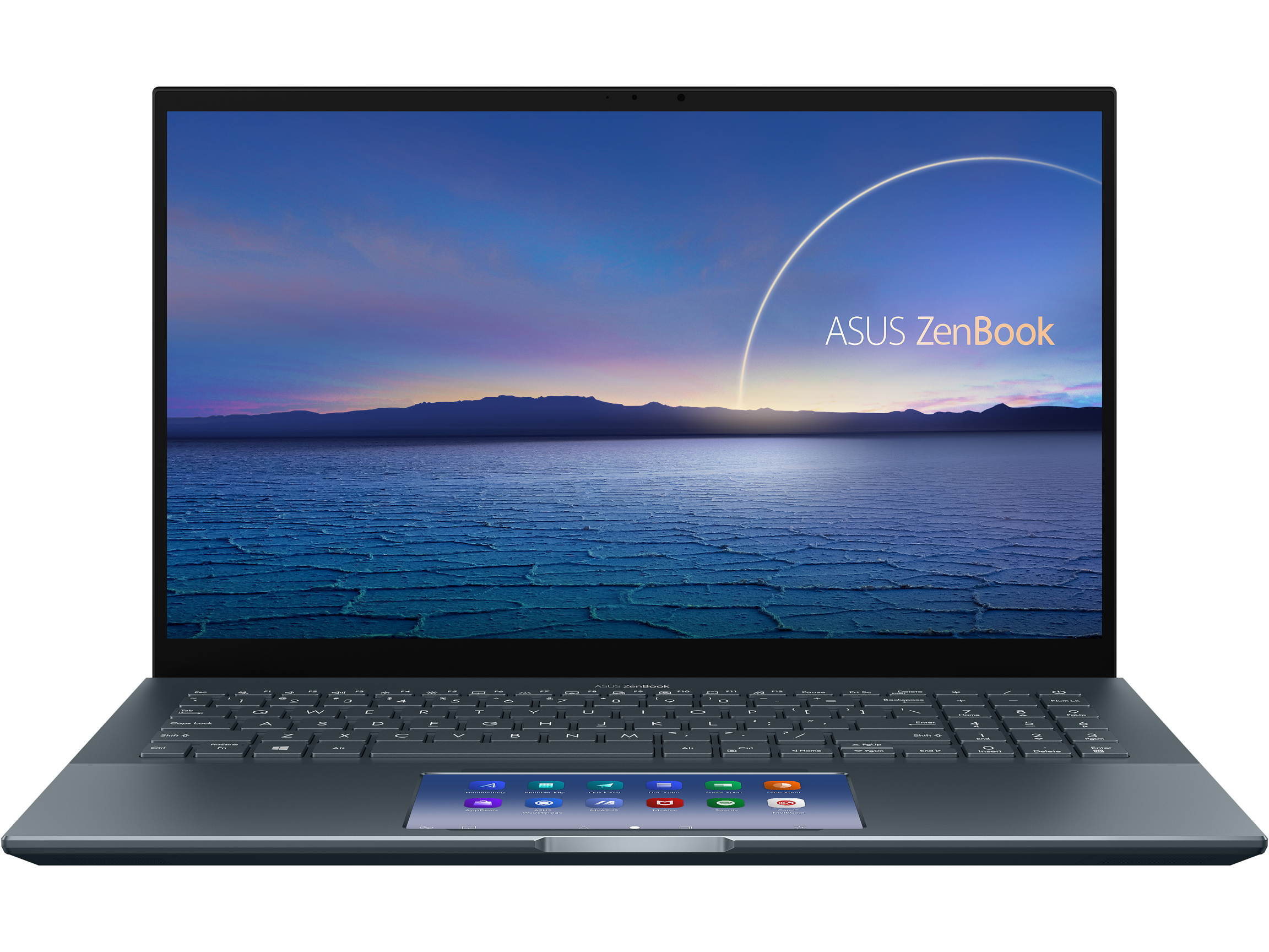 ASUS ZenBook Pro 15 OLED Ultra-Slim Laptop 15.6" 4K UHD OLED NanoEdge Bezel Touch Display, Intel Core i7-10750H, GeForce GTX 1650 Ti, 16GB RAM, 1TB PCIe SSD, Windows 10 Pro, Pine Grey, UX535LI-IH77T