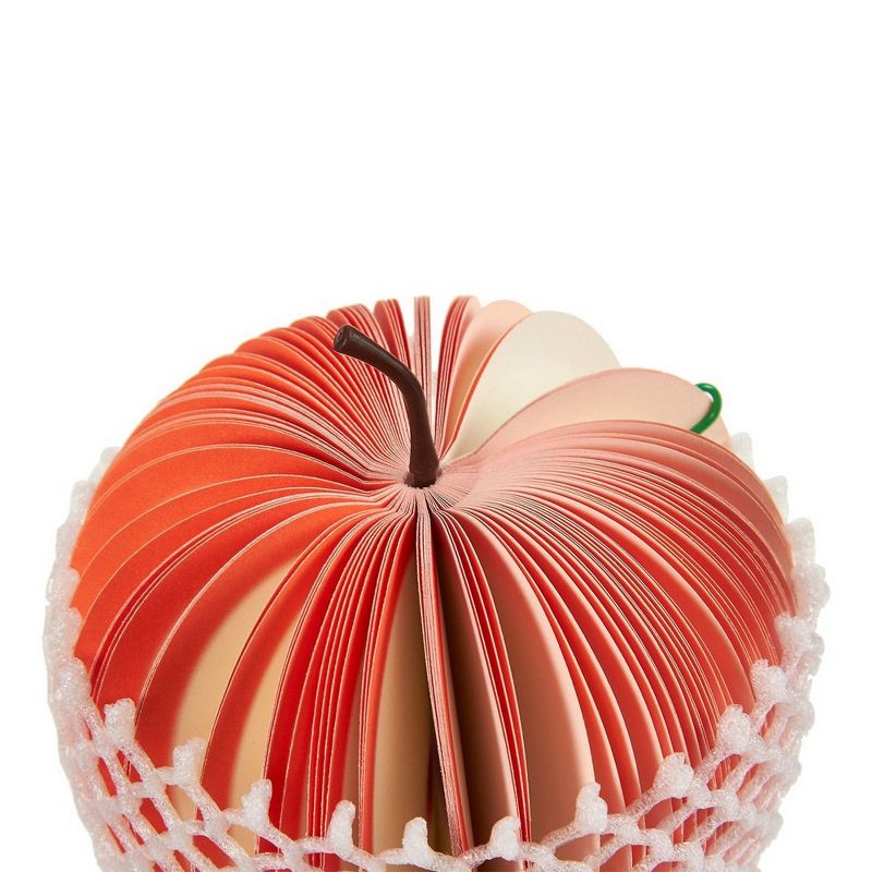 Juvale 6-Pack 3D Fruit Shaped Memo Sticky Notes Pads Office Supplies, 3.5 x 3.5 x 3.5 in
