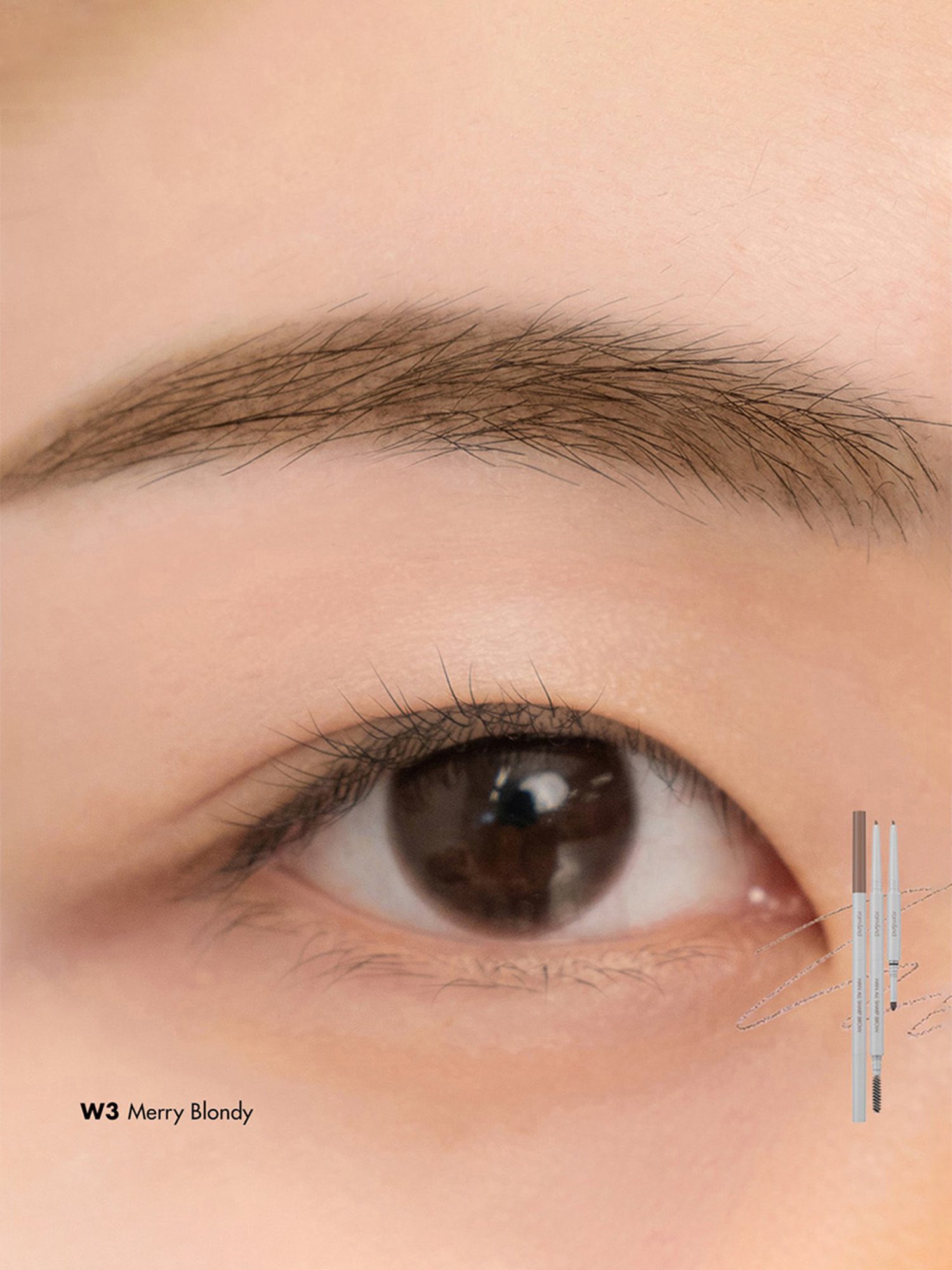 Rom&nd Han All Sharp Brow W3 Merry Blondy - 0.24 gm