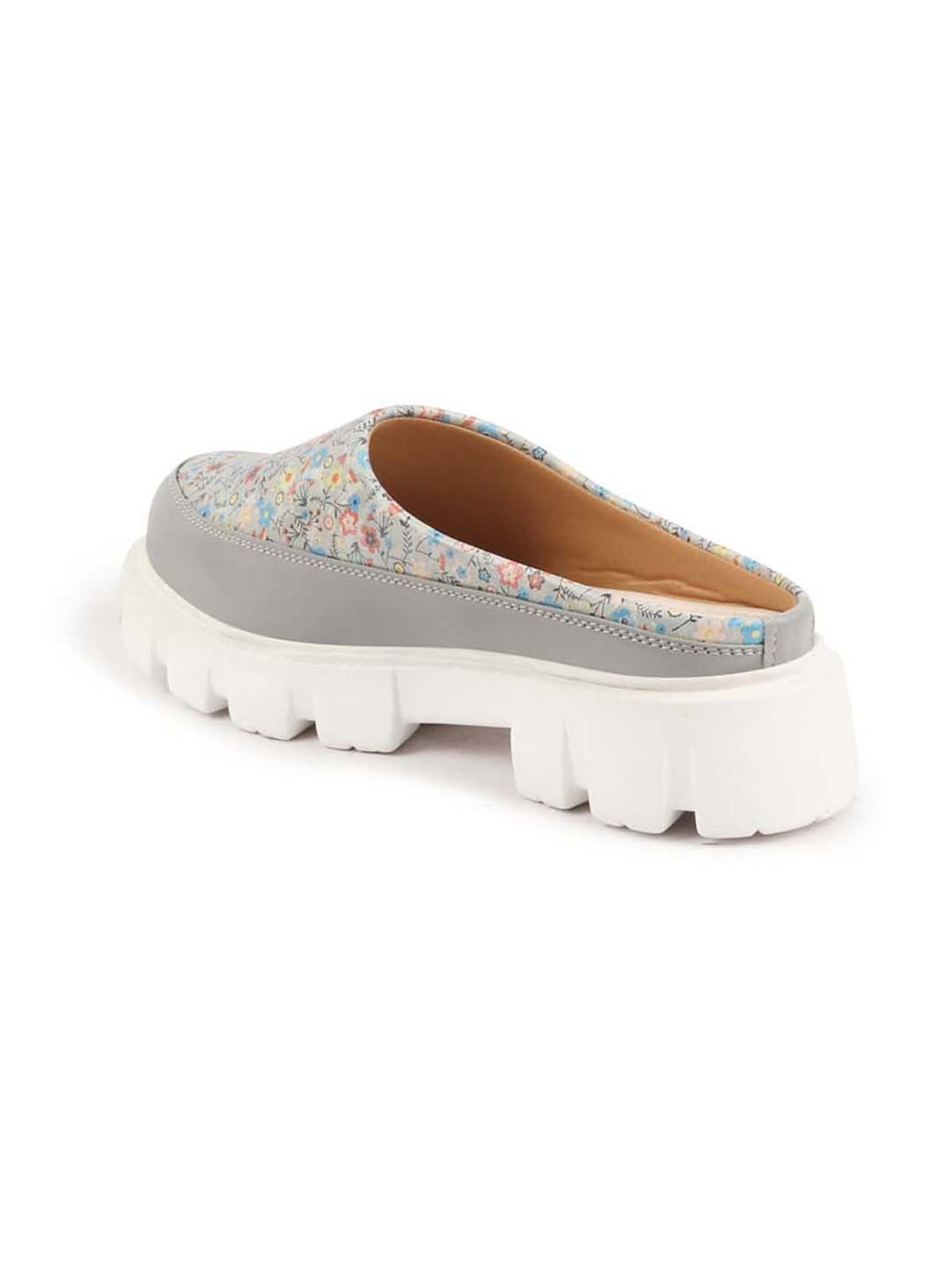 Fausto Women's Grey Mule Shoes