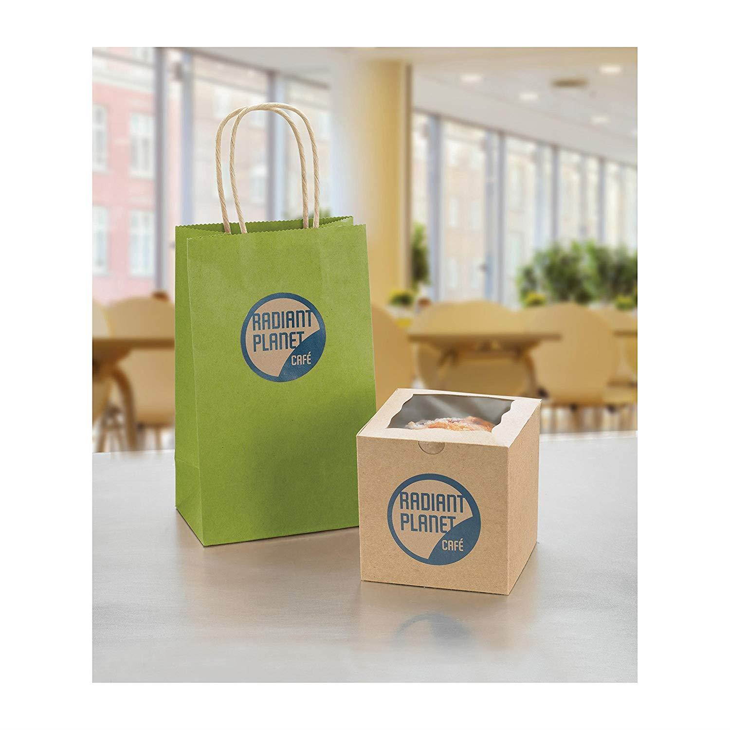 Avery Print-to-the-Edge Kraft Brown Round Labels , 2-1/2" Diameter, 225 Labels per Pack, Case Pack of 5 (22808)