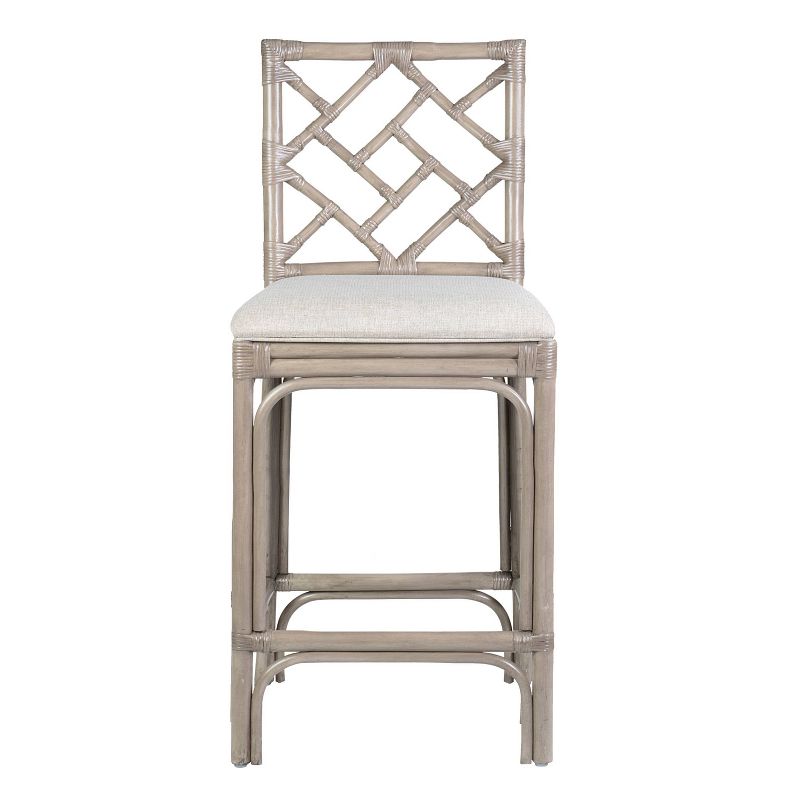 Stacie Rattan Barstool Light Brown - East At Main
