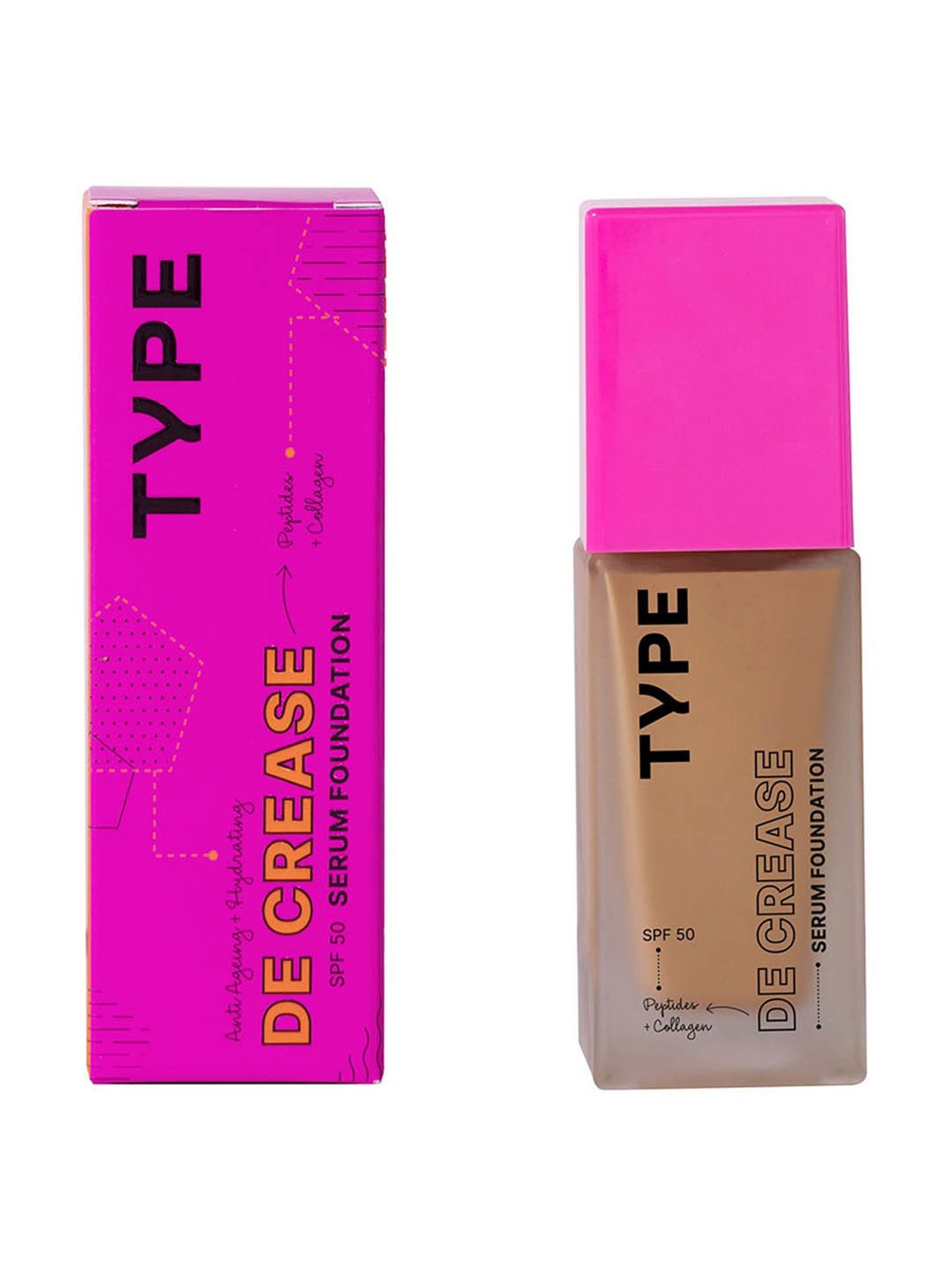 TYPE BEAUTY Decrease SPF 50 PA ++++  Serum Foundation Java - 30 ml