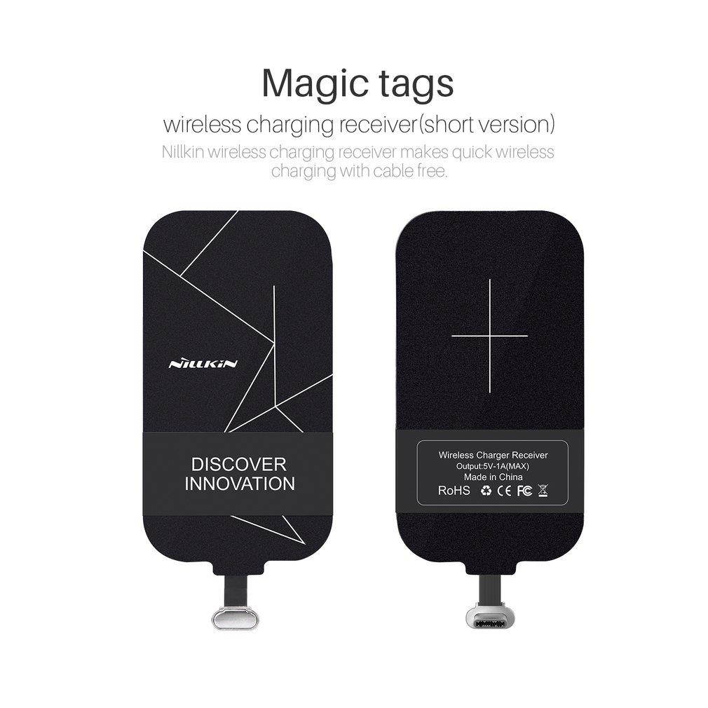 NILLKIN Magic Disk Fast Wireless Charger Ultra thin Metal Phone Charger 5V 1A