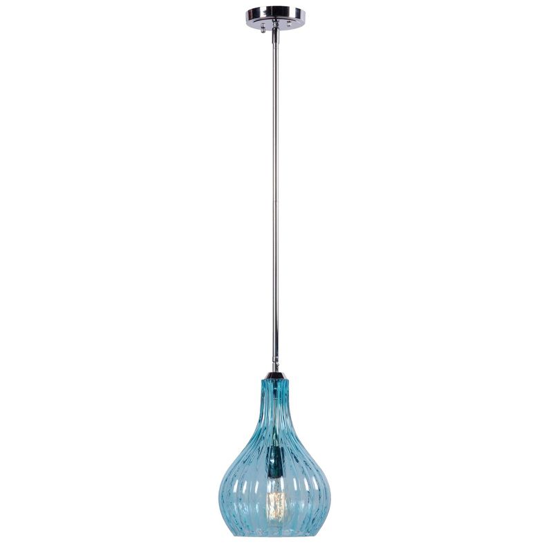 Kenroy Darcy 1 Light Pendant - Blue