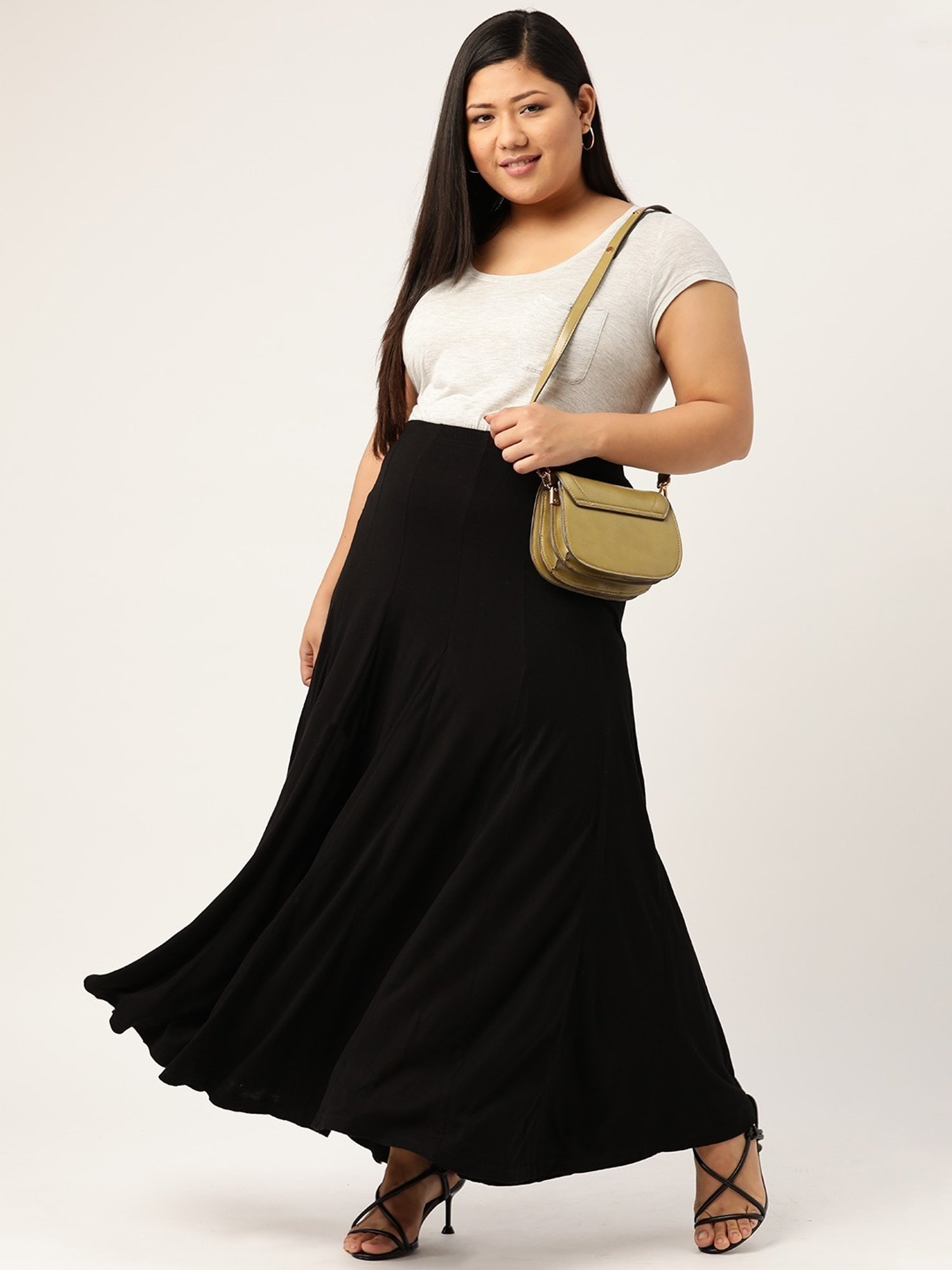 theRebelinme Black Maxi Skirt