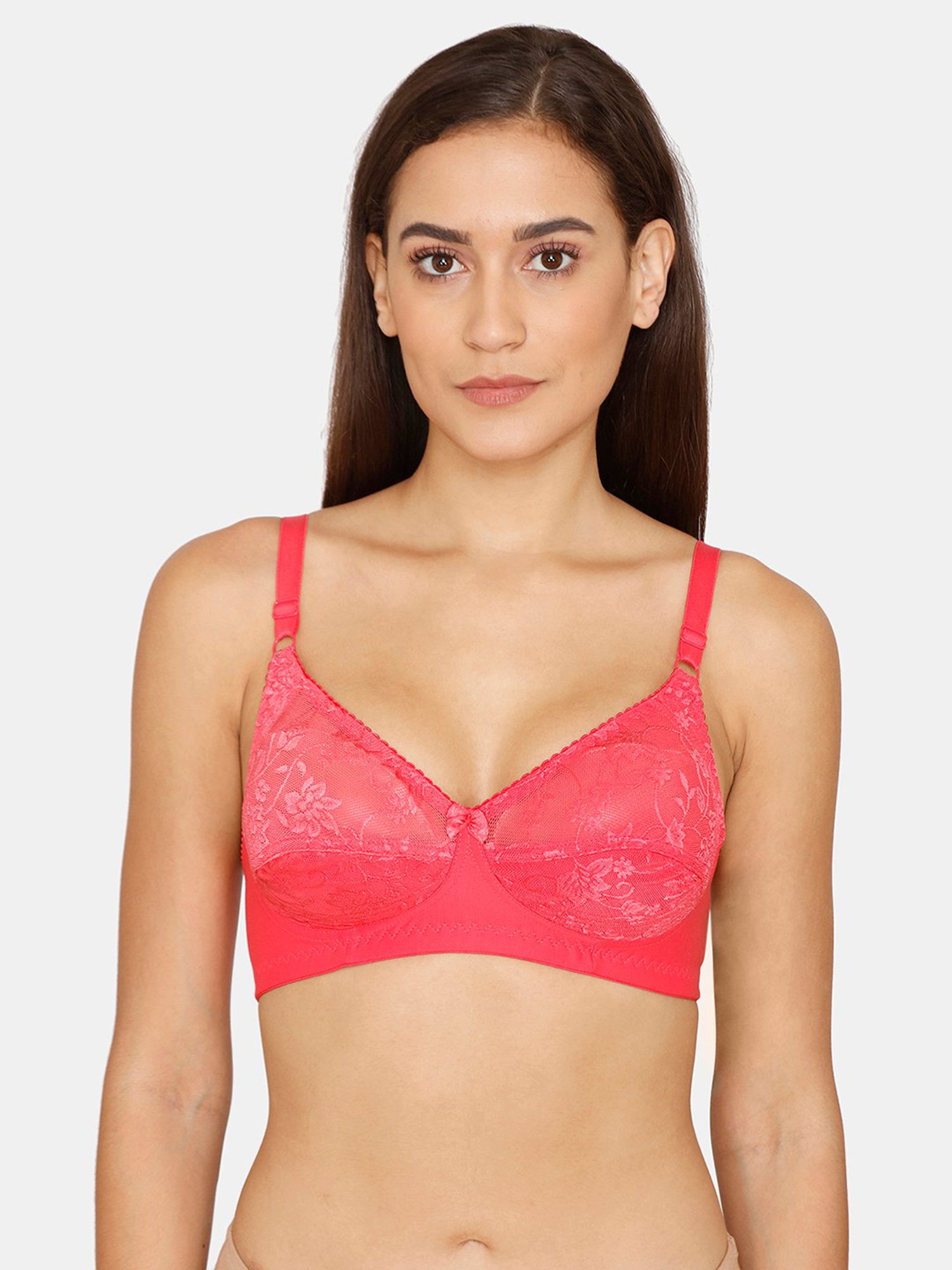 Coucou by Zivame Pink Non-Wired Non-Padded Bra