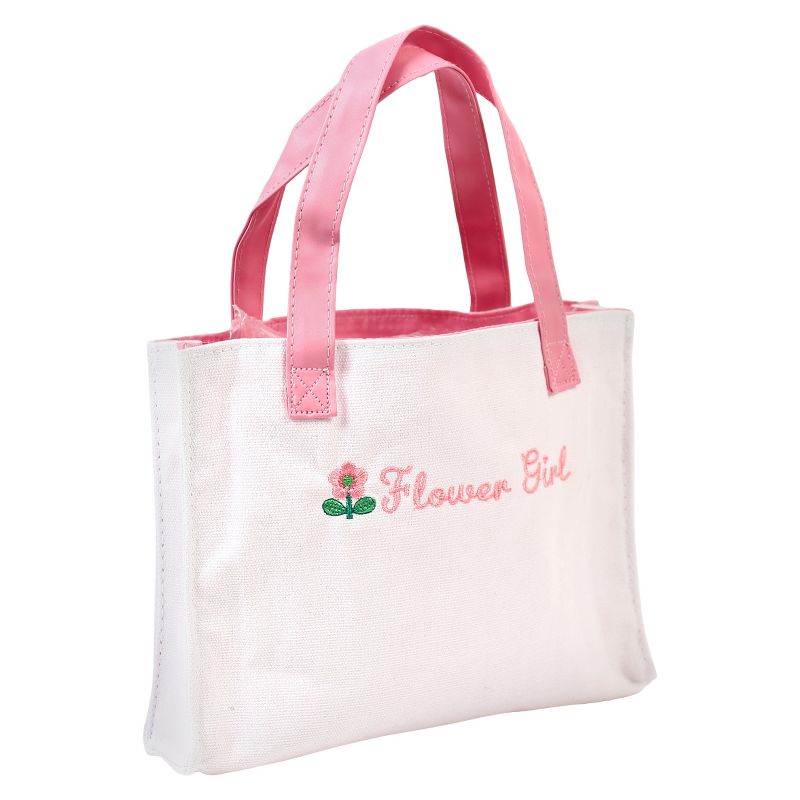 Canvas Flower Girl Decorative Bag