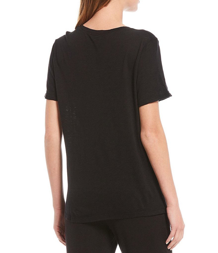 Splendid Knit Jewel Neck Coordinating Knit Top