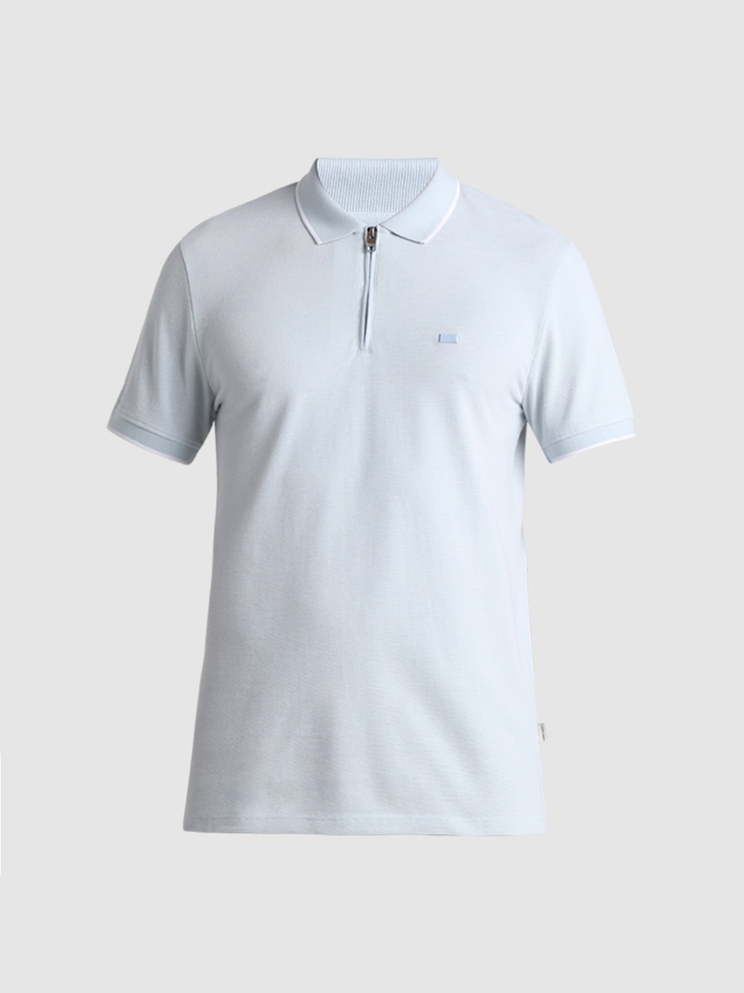 Jack & Jones Ballad Blue Slim Fit Checks Polo T-Shirt