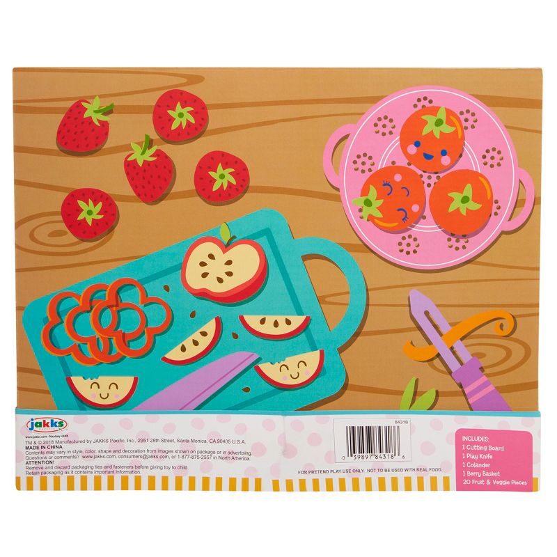 Perfectly Cute Farmer's Market Fruit & Veggie Play Food & Kitchen Accessory 24 Pc Set