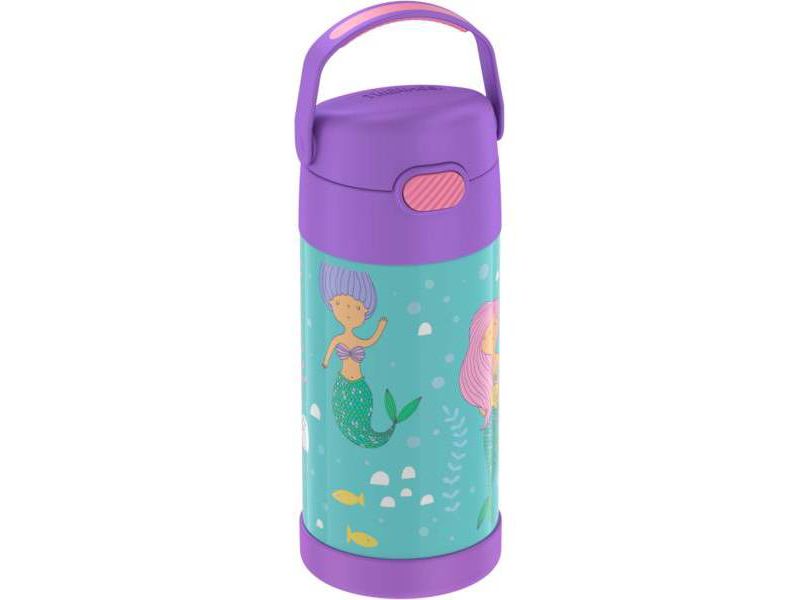 Thermos Mermaid 12oz FUNtainer Water Bottle with Bail Handle - Lavender/Blue