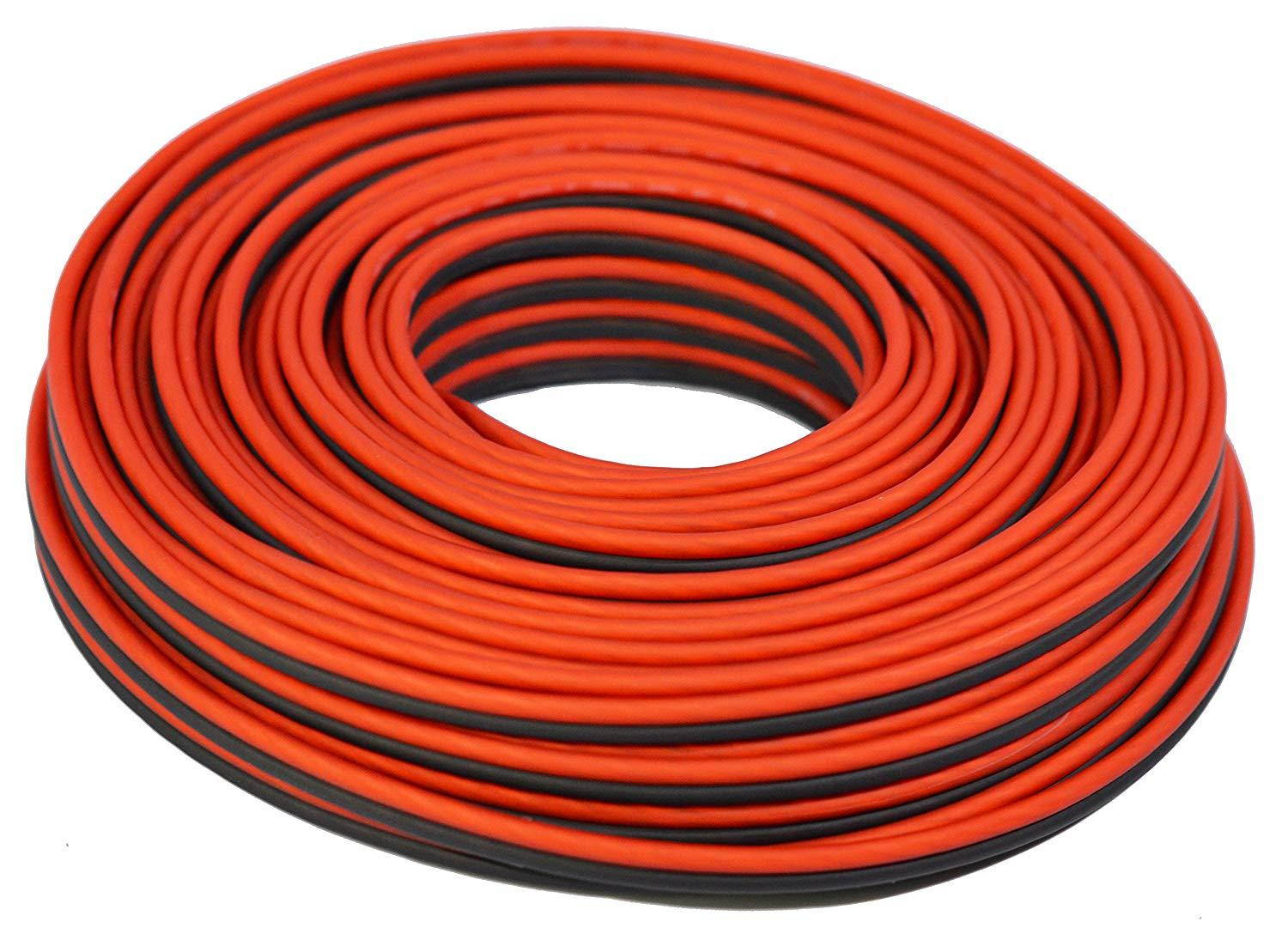 Sky High Car Audio 100' 14ga CCA Speaker Wire Red/Black